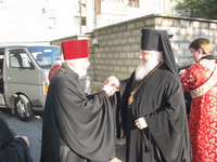 Всенощное бдение перед мощами св. апостола Варфоломея в сослужении духовенства приходов Азербайджанской Республики